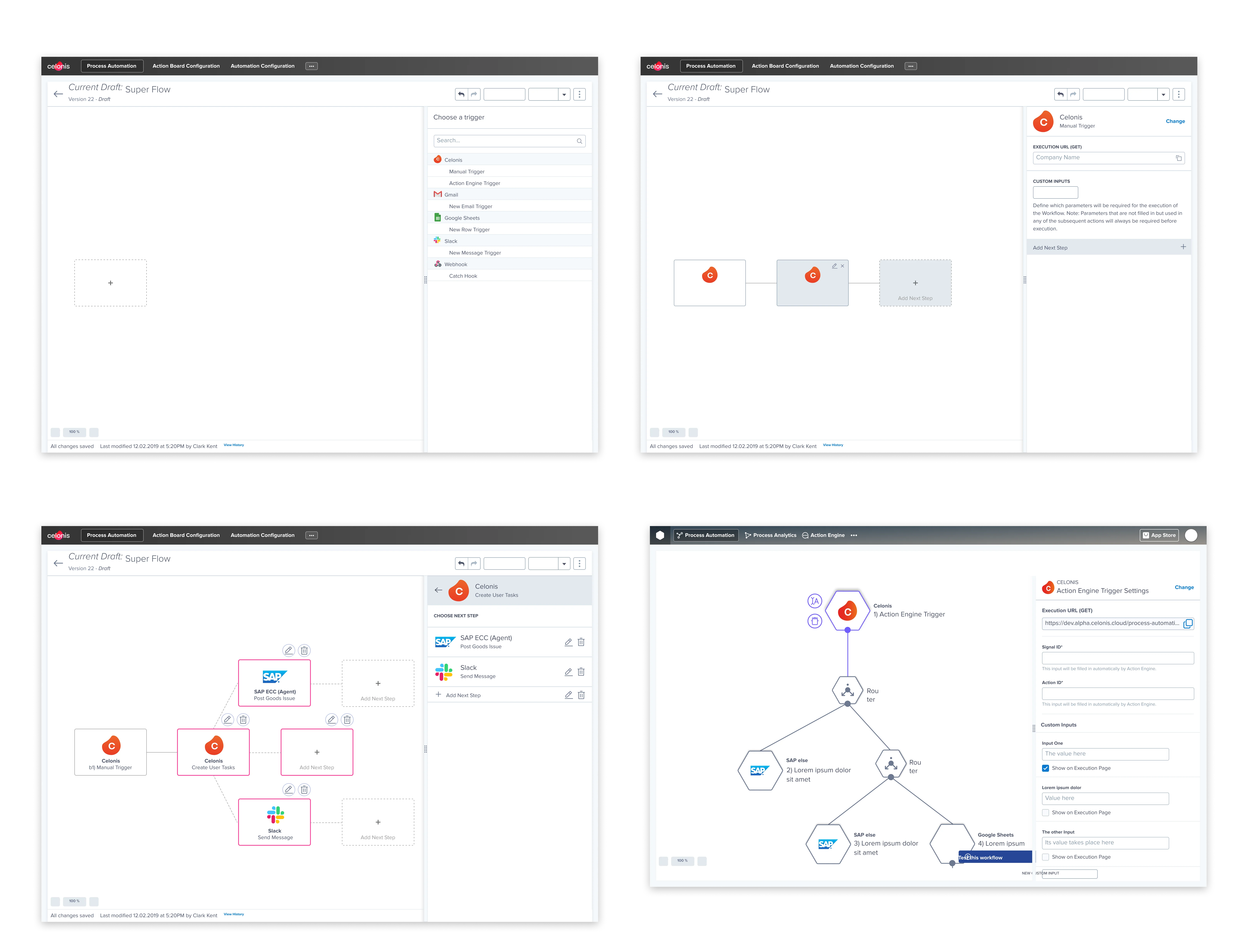 Automation flow concepts