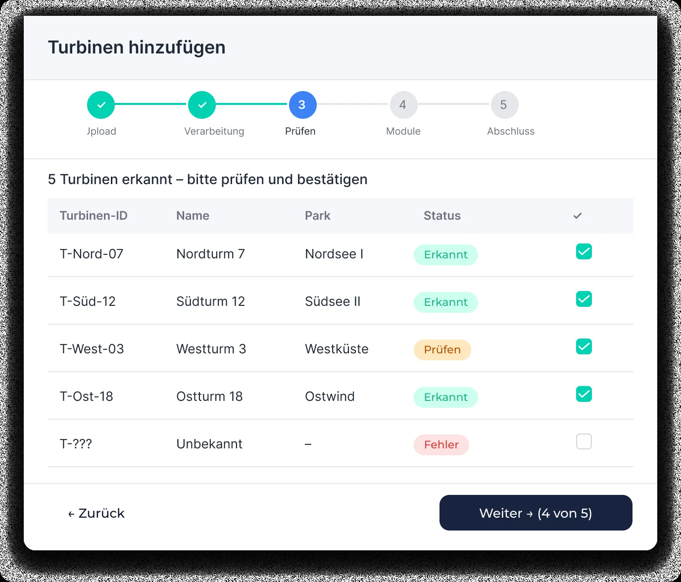 Automatic extraction workflow
